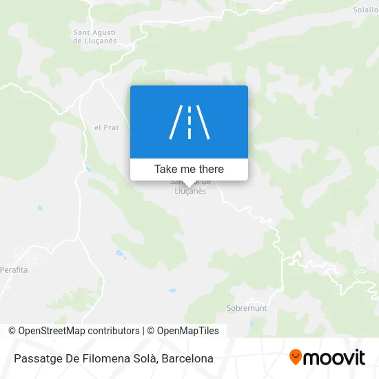 mapa Passatge De Filomena Solà