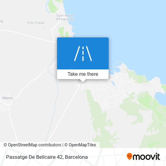 Passatge De Bellcaire 42 map