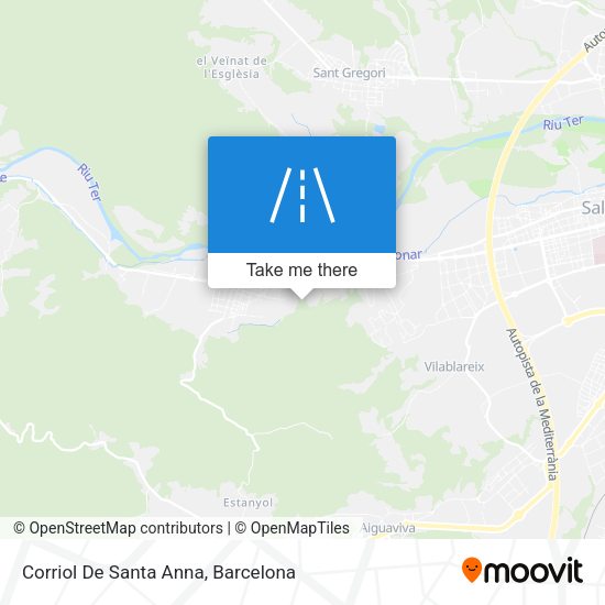 Corriol De Santa Anna map