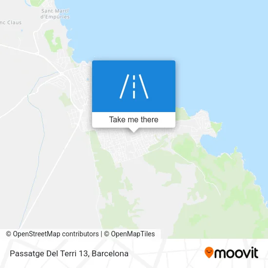 Passatge Del Terri 13 map