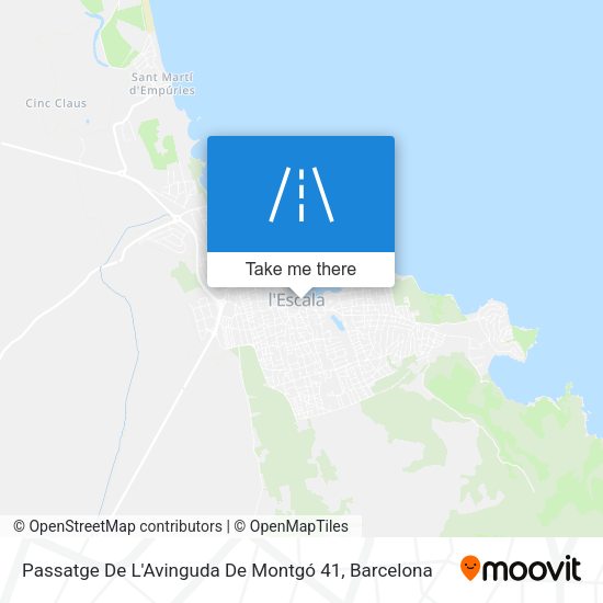 Passatge De L'Avinguda De Montgó 41 map
