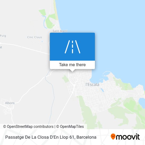 Passatge De La Closa D'En Llop 61 map