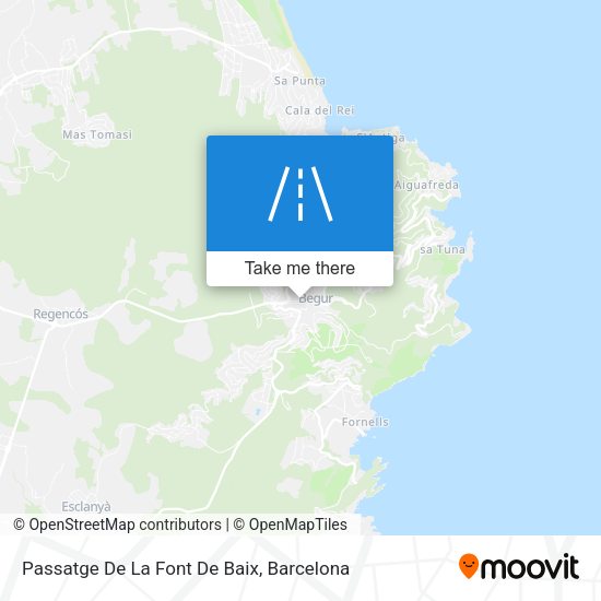 Passatge De La Font De Baix map