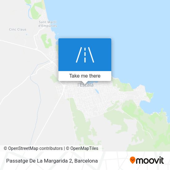 Passatge De La Margarida 2 map
