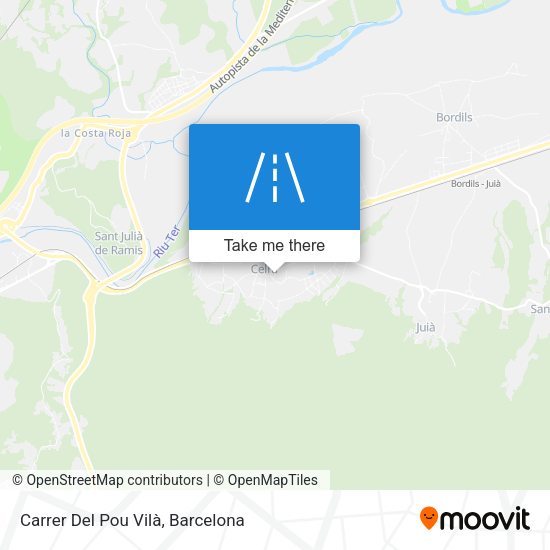 Carrer Del Pou Vilà map
