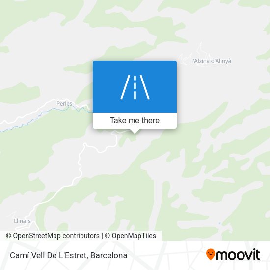 Camí Vell De L'Estret map