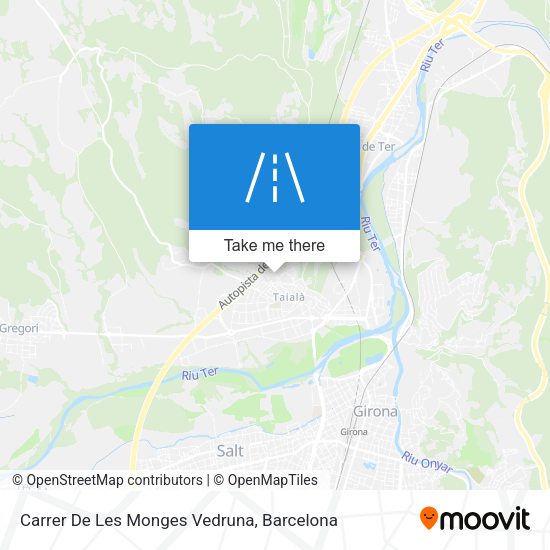 Carrer De Les Monges Vedruna map