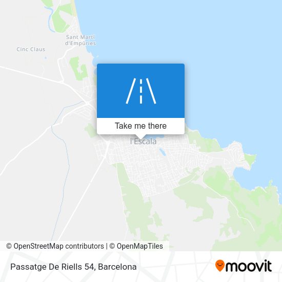 Passatge De Riells 54 map