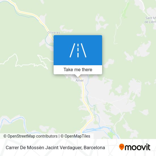 Carrer De Mossèn Jacint Verdaguer map