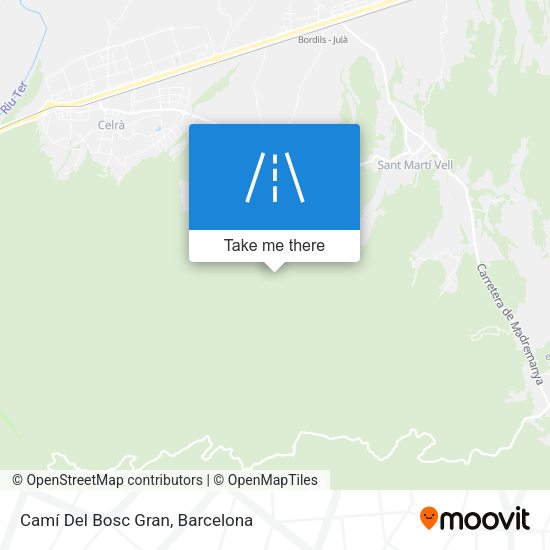 Camí Del Bosc Gran map