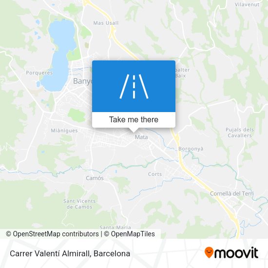 Carrer Valentí Almirall map