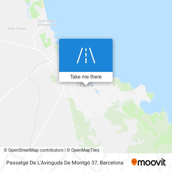 Passatge De L'Avinguda De Montgó 37 map