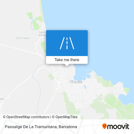 Passatge De La Tramuntana map