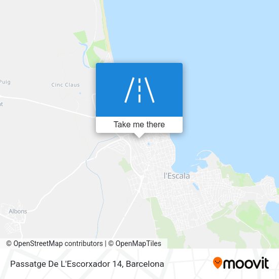 Passatge De L'Escorxador 14 map