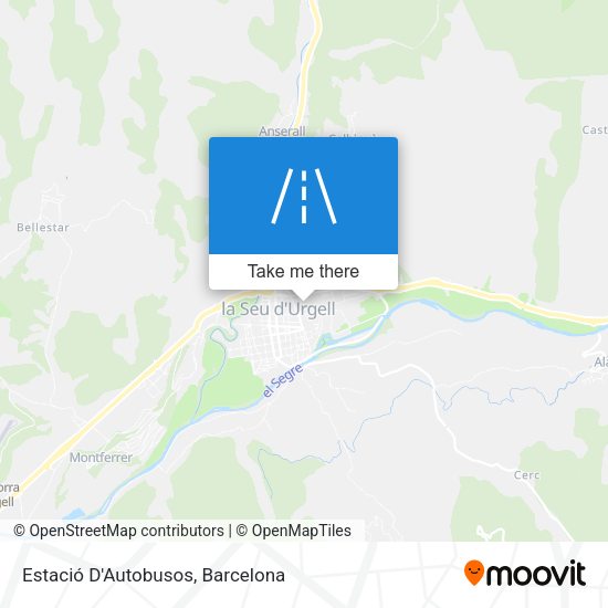 Estació D'Autobusos map