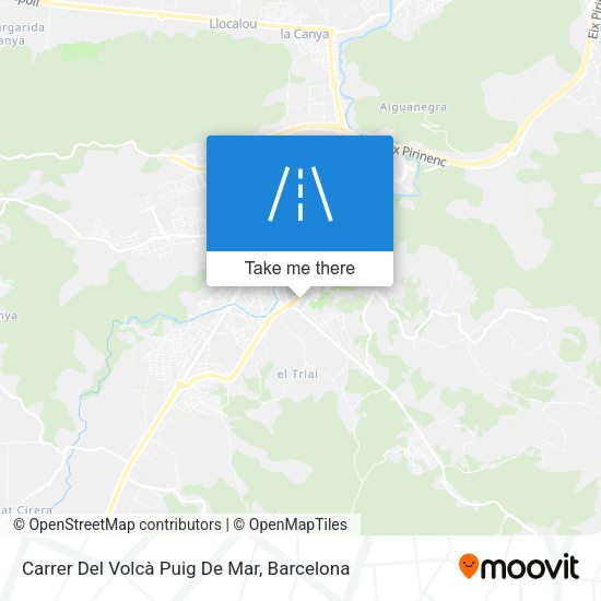 Carrer Del Volcà Puig De Mar map