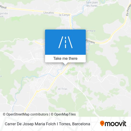 Carrer De Josep Maria Folch I Torres map