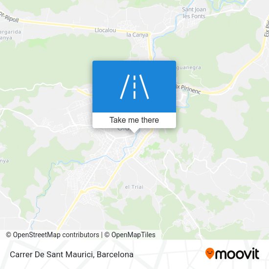 Carrer De Sant Maurici map