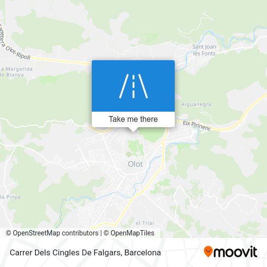 Carrer Dels Cingles De Falgars map