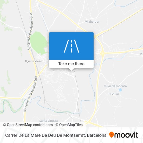 Carrer De La Mare De Déu De Montserrat map