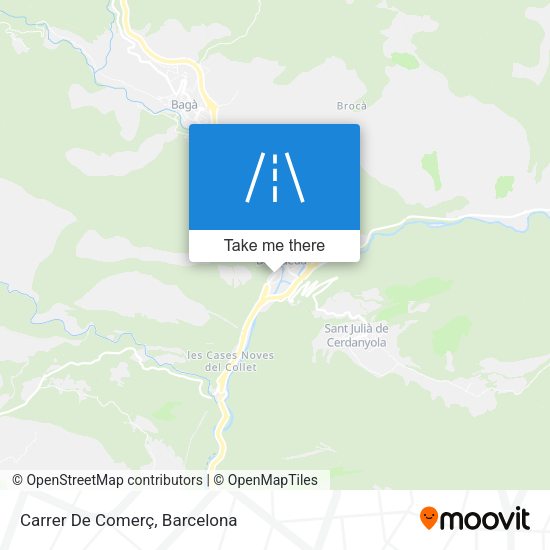 Carrer De Comerç map