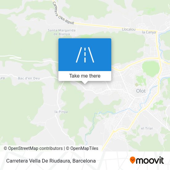 Carretera Vella De Riudaura map