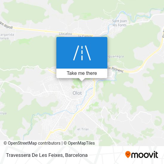 Travessera De Les Feixes map
