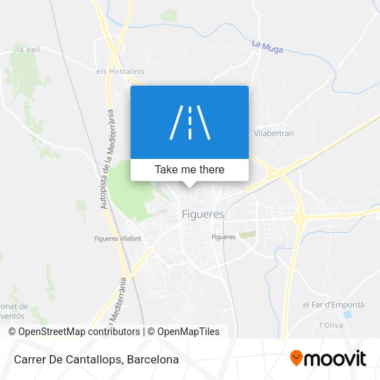 Carrer De Cantallops map