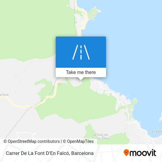 Carrer De La Font D'En Falcó map