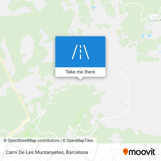 Camí De Les Muntanyetes map