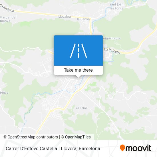 Carrer D'Esteve Castellà I Llovera map