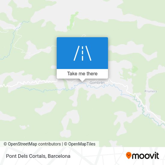 Pont Dels Cortals map