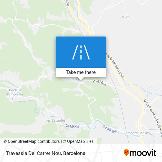 Travessia Del Carrer Nou map