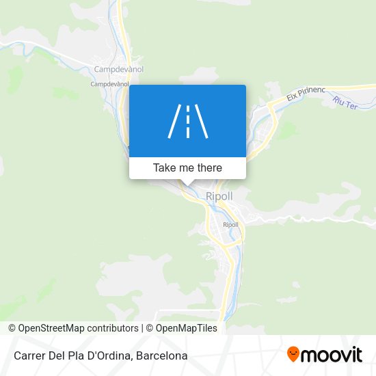 Carrer Del Pla D'Ordina map