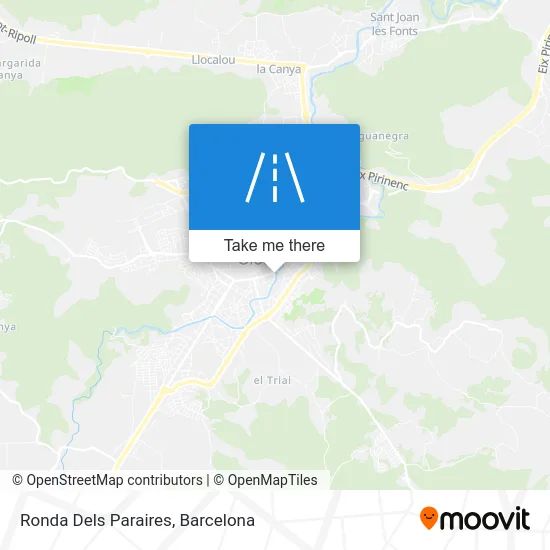 Ronda Dels Paraires map