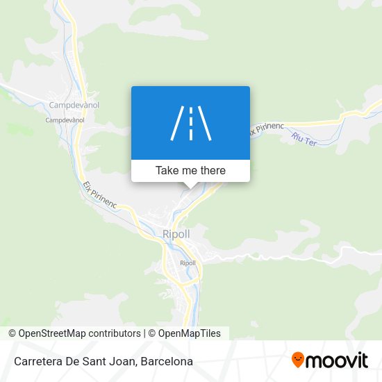 Carretera De Sant Joan map