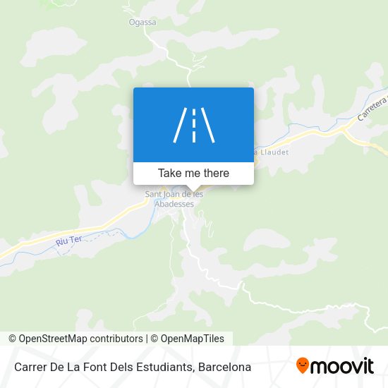 Carrer De La Font Dels Estudiants map