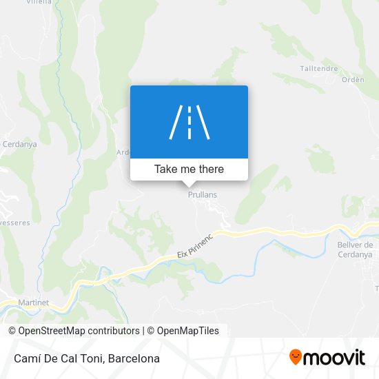 Camí De Cal Toni map