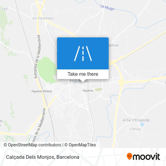 Calçada Dels Monjos map