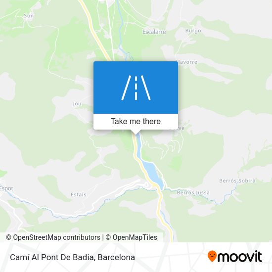 Camí Al Pont De Badia map