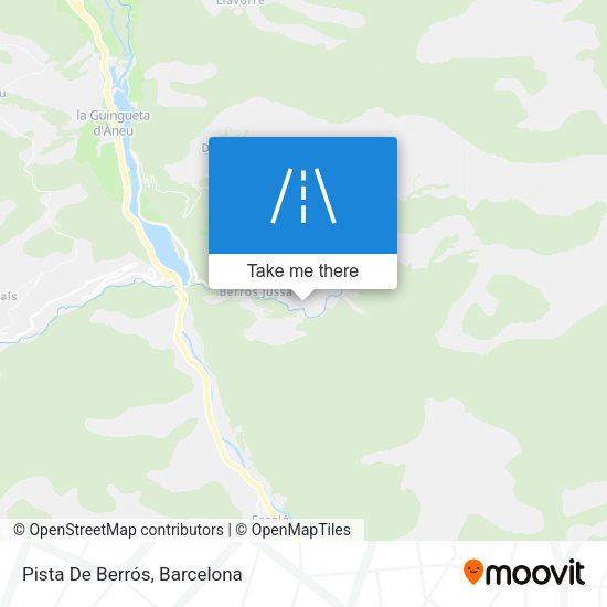 Pista De Berrós map