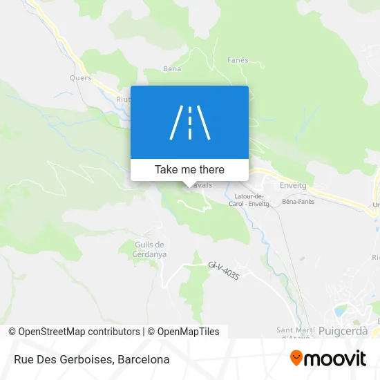 Rue Des Gerboises map