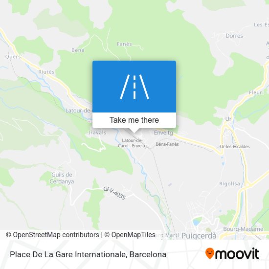 Place De La Gare Internationale map