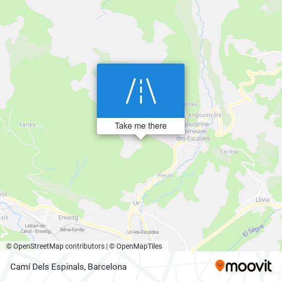 Camí Dels Espinals map