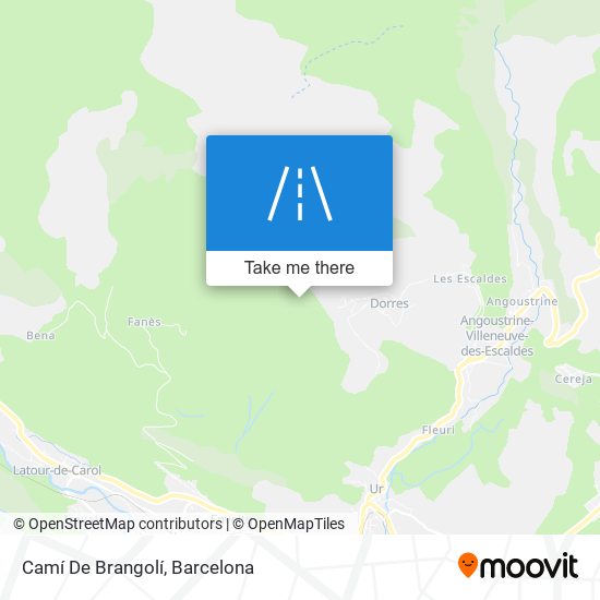 Camí De Brangolí map
