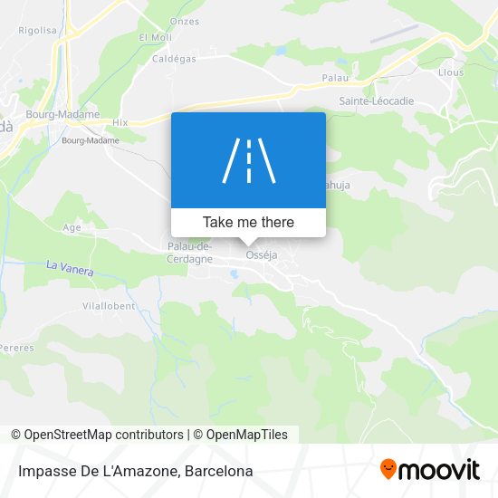 Impasse De L'Amazone map