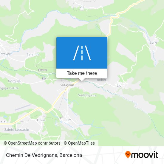 Chemin De Vedrignans map