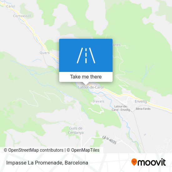 Impasse La Promenade map