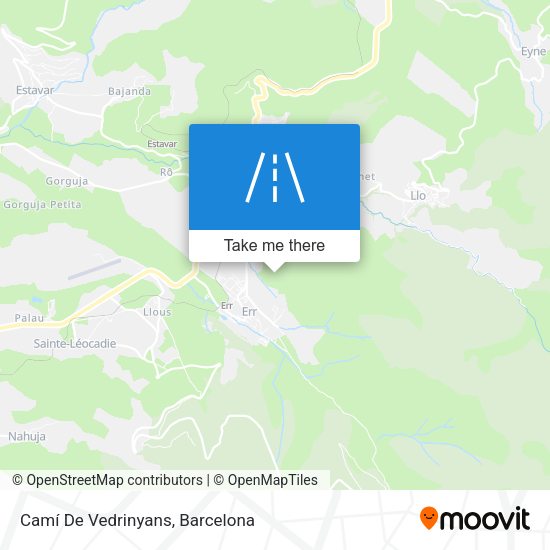 Camí De Vedrinyans map