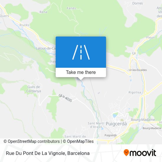 Rue Du Pont De La Vignole map
